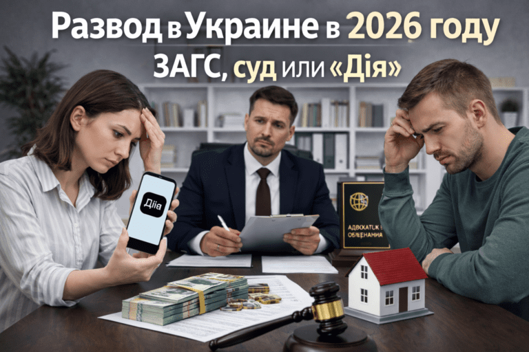 Развод в Украине в 2026 году: ЗАГС, суд или Дія